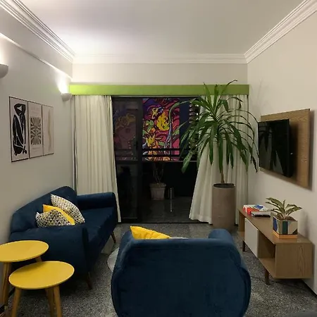 Novo! Espacoso 2 Qts, Ampla Varanda Perto Do Mar Apartamento *