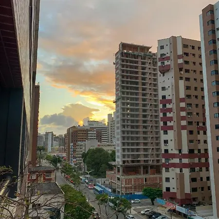 Apartamento Novo! Espacoso 2 Qts, Ampla Varanda Perto Do Mar